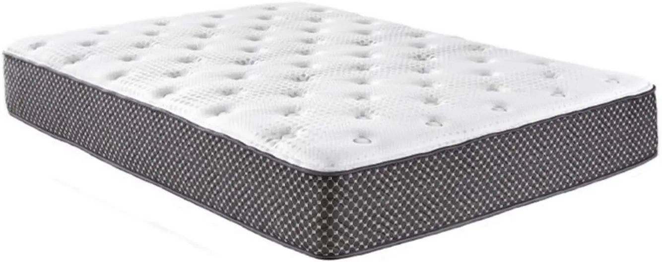12-inch Plush (Soft) Hybrid Queen Size Mattress Made in The USA | 360 Stretch Wicking Fabric Cover | Adjustable Base Compatible
