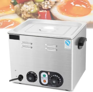 Commercial Egg Boiler, Fully Automatic Soft-Boiled Egg Machine Large Capacity, for Quick Boiling Soft, Medium Hard Eggs (Basketwithoutnet)