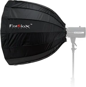 Fotodiox EZ-Pro Deep Parabolic Softbox 28in (70cm) - Quick Collapsible Softbox with Bowens Speedring for Bowens, Interfit and Compatible Lights