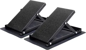 Height Adjustable Squat Wedge Set – Anti-Slip Slant Board for Heel Elevated Squat, Calf Stretching