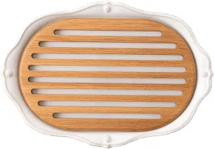 Juliska Berry & Thread Challah Board - Whitewash