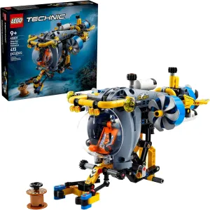 LEGO Technic Deep-Sea Research Submarine Toy - Building Toy for Kids, Boys and Girls, Ages 9  - Creative and Unique Gift Idea for Birthdays - Movable Propellers and More - 42201