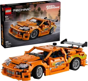 LEGO Technic Fast and Furious Toyota Supra MK4 Building Kit- Toy Car for Kids, Boys, and Girls, Ages 9  - Creative Gift for Fast and Furious Car Fans - Realistic Engineering Details - 42204