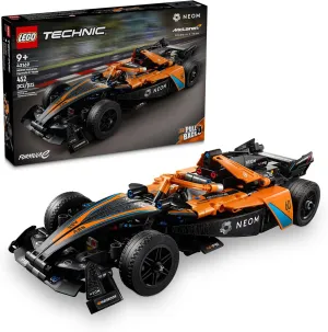 LEGO Technic NEOM McLaren Formula E Toy Cars - Building Toy for Kids, Boys & Girls, Ages 9  - McLaren Race Car with V10 Engine & Steering - Gift Idea for Birthdays - 42169