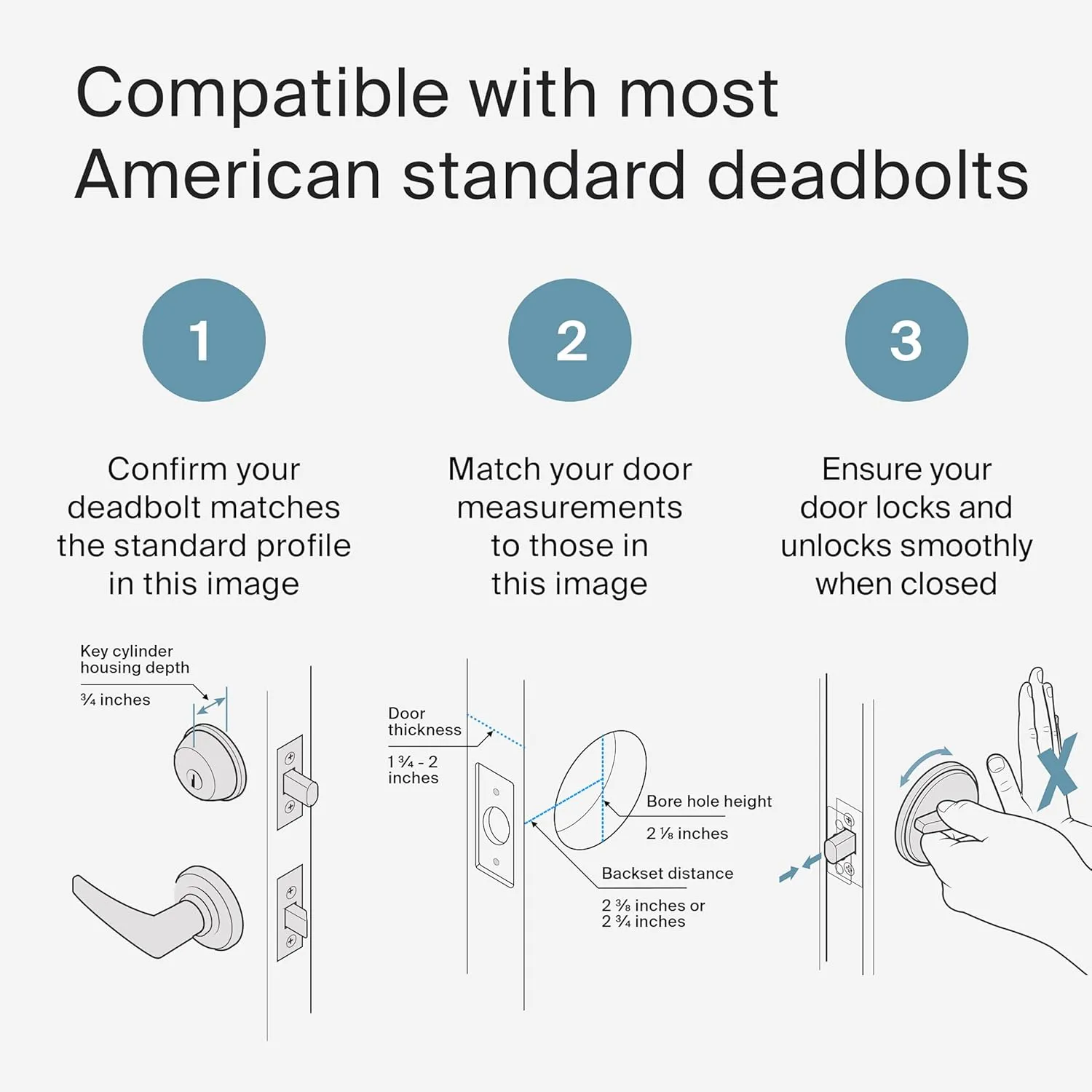 Level Lock  WiFi Deadbolt Smart Lock - World's Smallest Smart Lock Plus Apple Home Key - Lock/Unlock Anywhere - Level App for iOS & Android - Works with Apple Home, Alexa, GoogleHome (Satin Nickel)