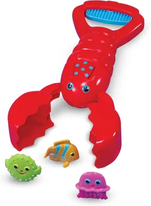 Melissa & Doug Sunny Patch Louie Lobster Claw Catcher - Grab-and-Squeeze Pool Toy For Ages 5  years