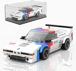 Mould King Speed Champion Race Car Building Toy for Boy Teen Racing Sports Collectable Model Car Construction Toy with Display Case Racing Car Building Kit for Adults Kids 8 , 27062
