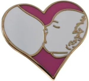 New 2025 Creative Love Dropping Oil Brooch, Maternal Love, Mother's Day Commemorative Metal Emblem, Bag Accessories, Gift, Women's Accessories Jewelry Findings Fashion Trendy Gift