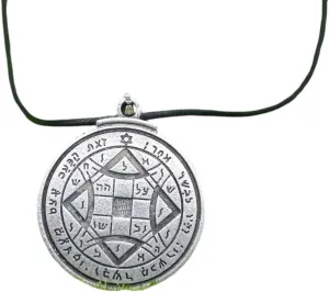 New 2026 Arrive Unisex Key Of 7 Archangel Saint Michael Seal Pendant Necklace Men Geometric The Secrets Kabbalists Decoration Jewelry Luxury With For You Accessories Trendy Creative For Women And Men