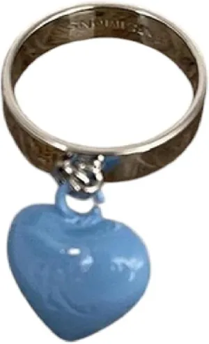 New 2026 Unisex Raf Simons Style Design Colorful Chubby Heart Pendant Ring, Matte Classic Ring Jewelry Rings Fashion Luxury Accessories Creative Gift For Women And Men