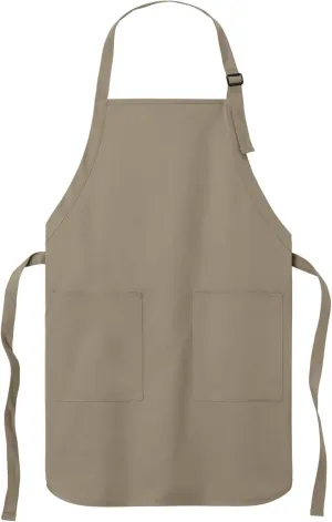 Port Authority Full-Length Two-Pocket Bib Apron