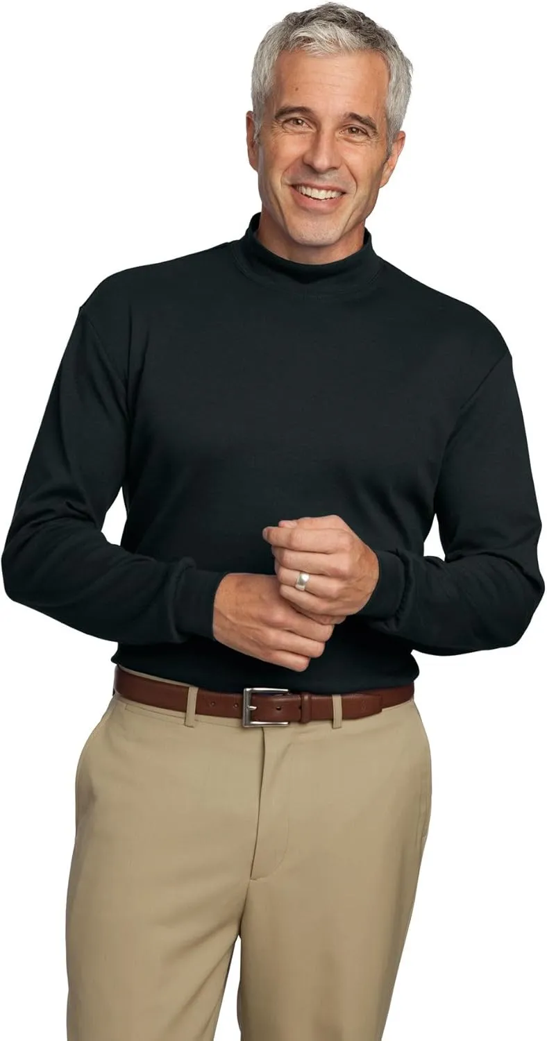 Port Authority Interlock Knit Mock Turtleneck. K321