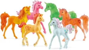 Schleich bayala Unicorn Toys, 6-Piece Collectible Set of Unicorn Figurines, Unicorn Gifts for Girls Ages 5 