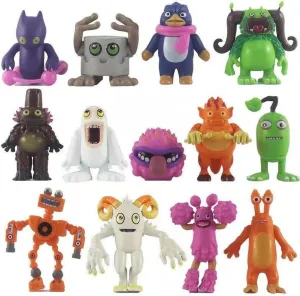 Singing Monsters Toys, Mini Action Figure Playset, Wubbox Noggin Toe Jammer Cute Birthday Gift for Boys & Girls 6 Years Old(13pcs)