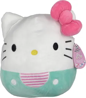 SQUISHMALLOW KellyToys - Sanrio® Hello Kitty® and Friends Squad - 12 Inch (30cm) - Classic Teal Hello Kitty® - Super Soft Plush Toy Animal Pillow Pal Buddy Stuffed Animal Birthday Gift