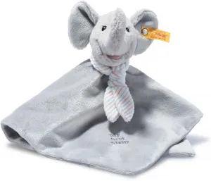Steiff My First Soft Cuddly Friends Ellie Elephant Security Blanket, 10" Plush Toy