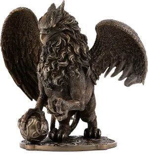 Top Collection Celtic Griffin Statue - Protector of Treasures and Priceless Possessions Gryphon Sculpture in Premium Cold Cast Bronze-9.5-Inch King of The Creatures - Powerful and Majestic Figurine