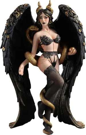 Veronese Design 10 5/8 Inches Lilith The First Temptress Polyresin Hand Painted Collectible Figurine