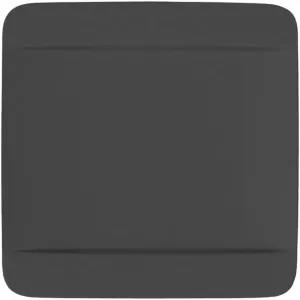 Villeroy & Boch Manufacture Rock Square Dinner Plate, Modern Shaped Premium Porcelain, Dishwasher Safe, Black