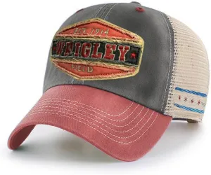 Wrigley Field Adjustable Capital Snapback Trucker Cap Navy